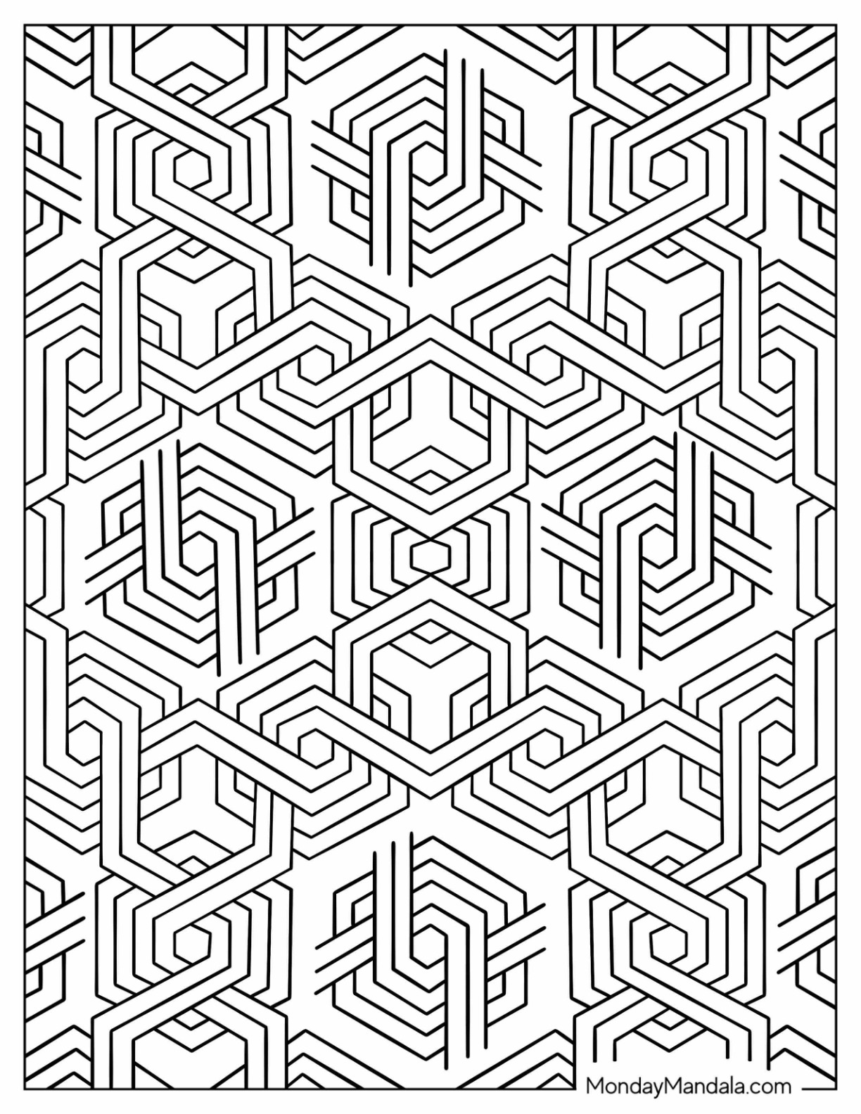 20 Geometric Coloring Pages Free PDF Printables 20 Geometric Coloring Pages Free PDF Printables