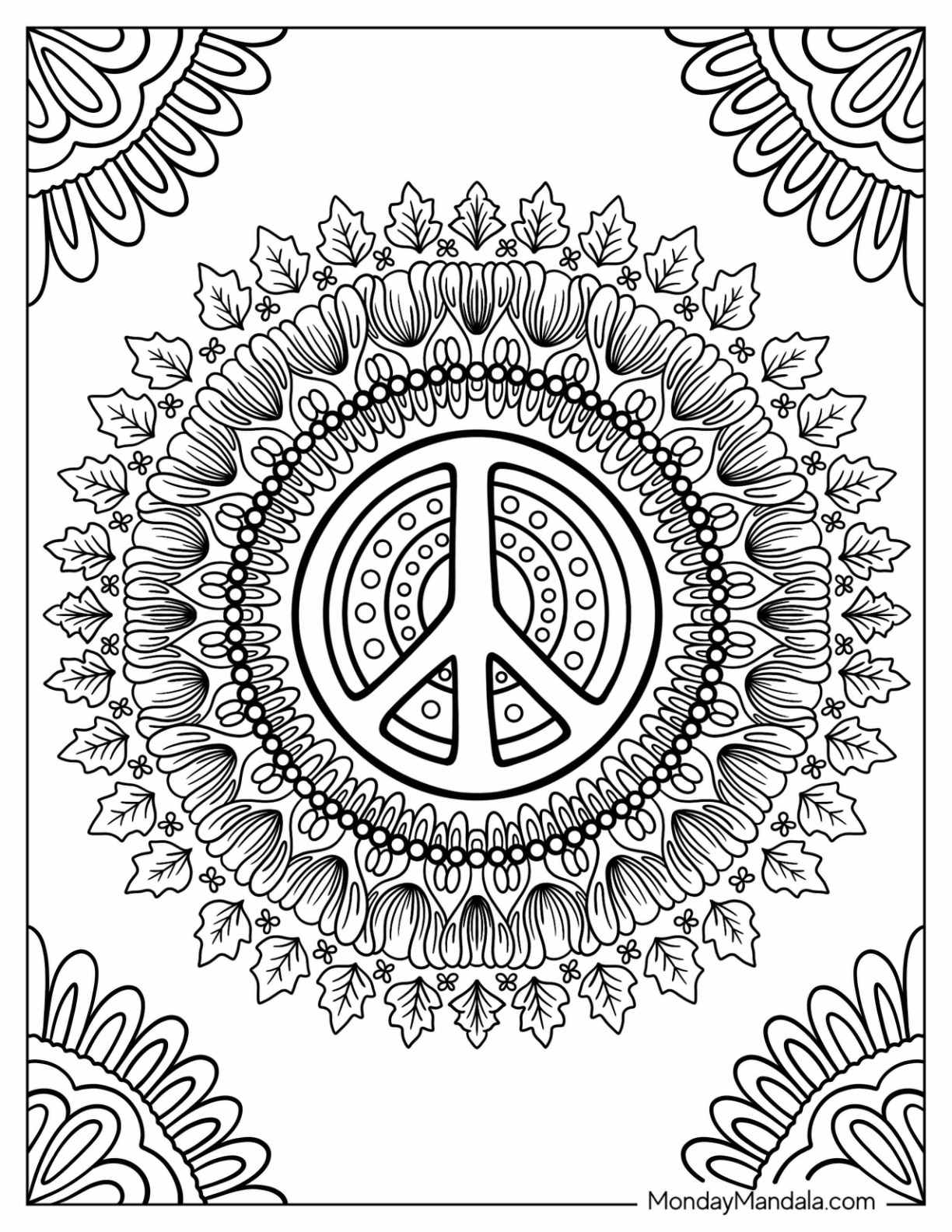 16 Peace Coloring Pages Free PDF Printables 16 Peace Coloring Pages Free PDF Printables