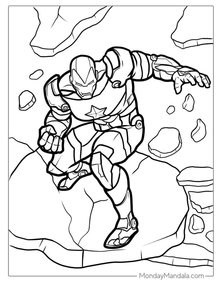24 Iron Man Coloring Pages (Free PDF Printables)