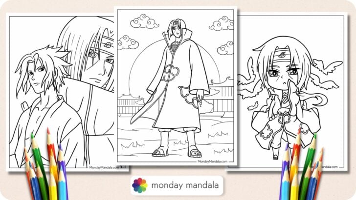 Itachi Coloring Pages Featured Image