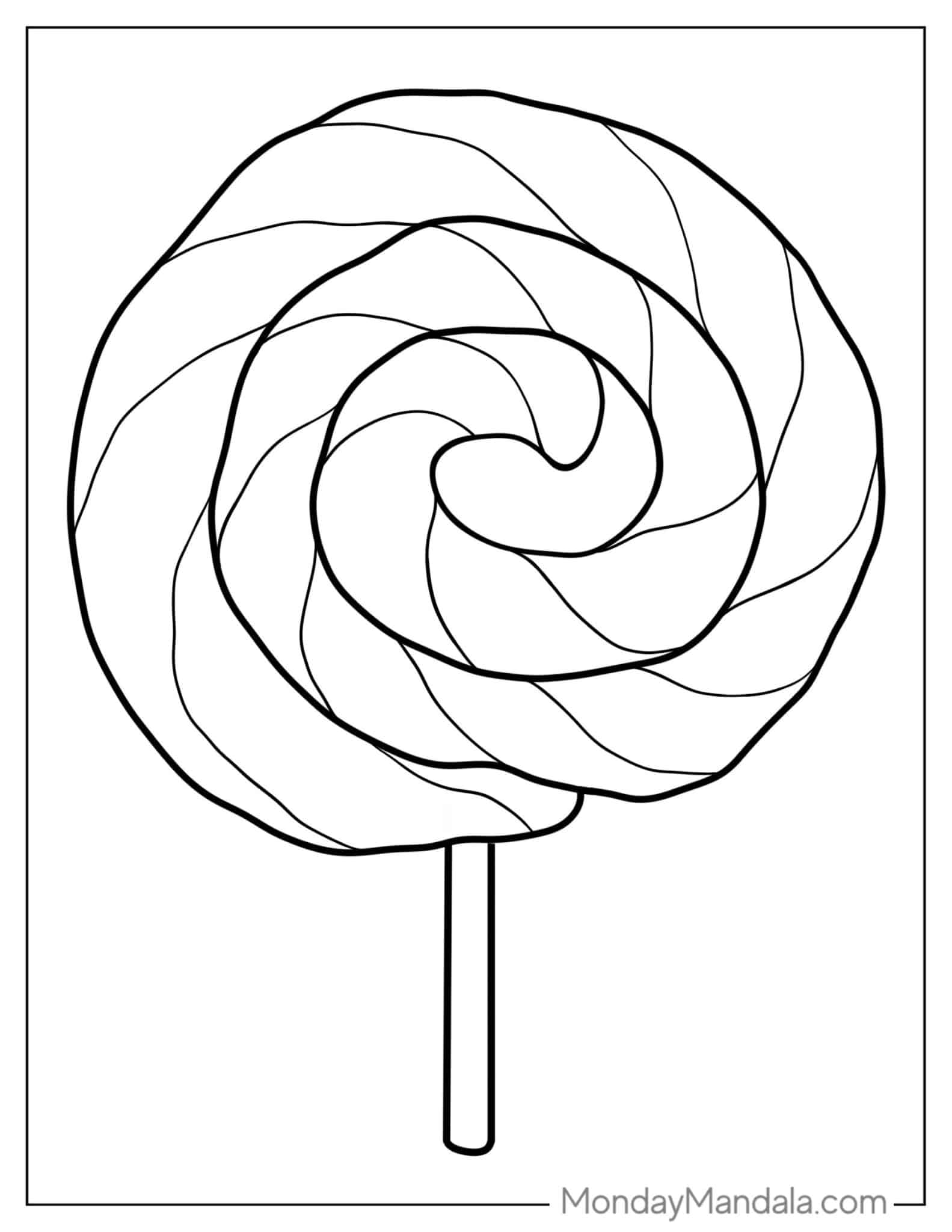 20 Lollipop Coloring Pages (Free PDF Printables)