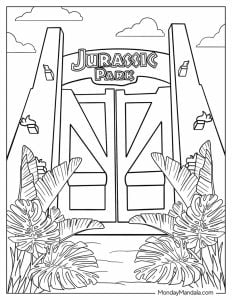 22 Jurassic Park Coloring Pages (Free PDF Printables)