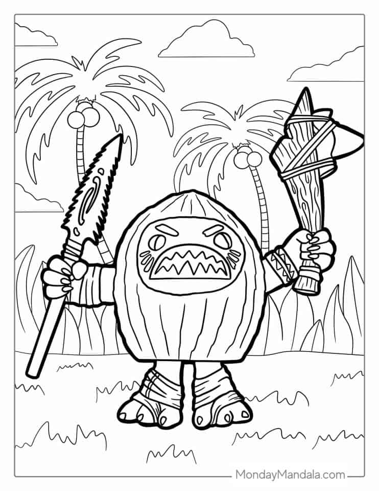 52 Moana Coloring Pages (Free PDF Printables)