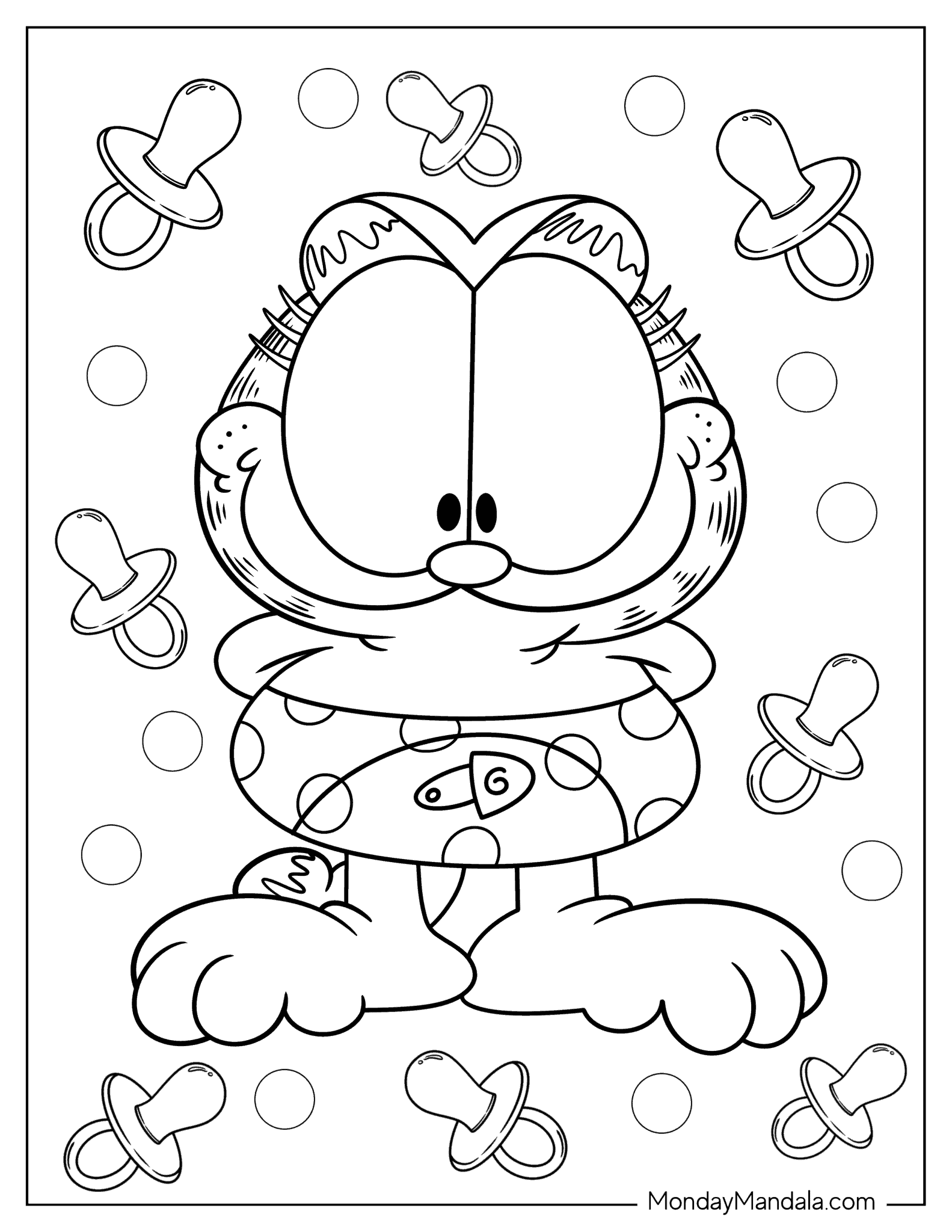 24 Garfield Coloring Pages (Free PDF Printables)