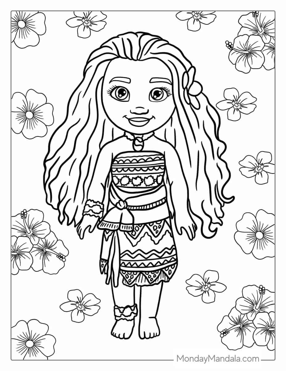 Moana Coloring Pages Moana Coloring Pages