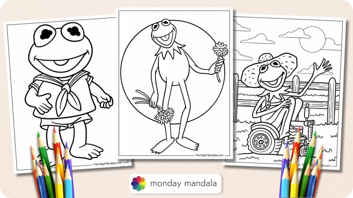 20 Kermit Coloring Pages (Free PDF Printables)