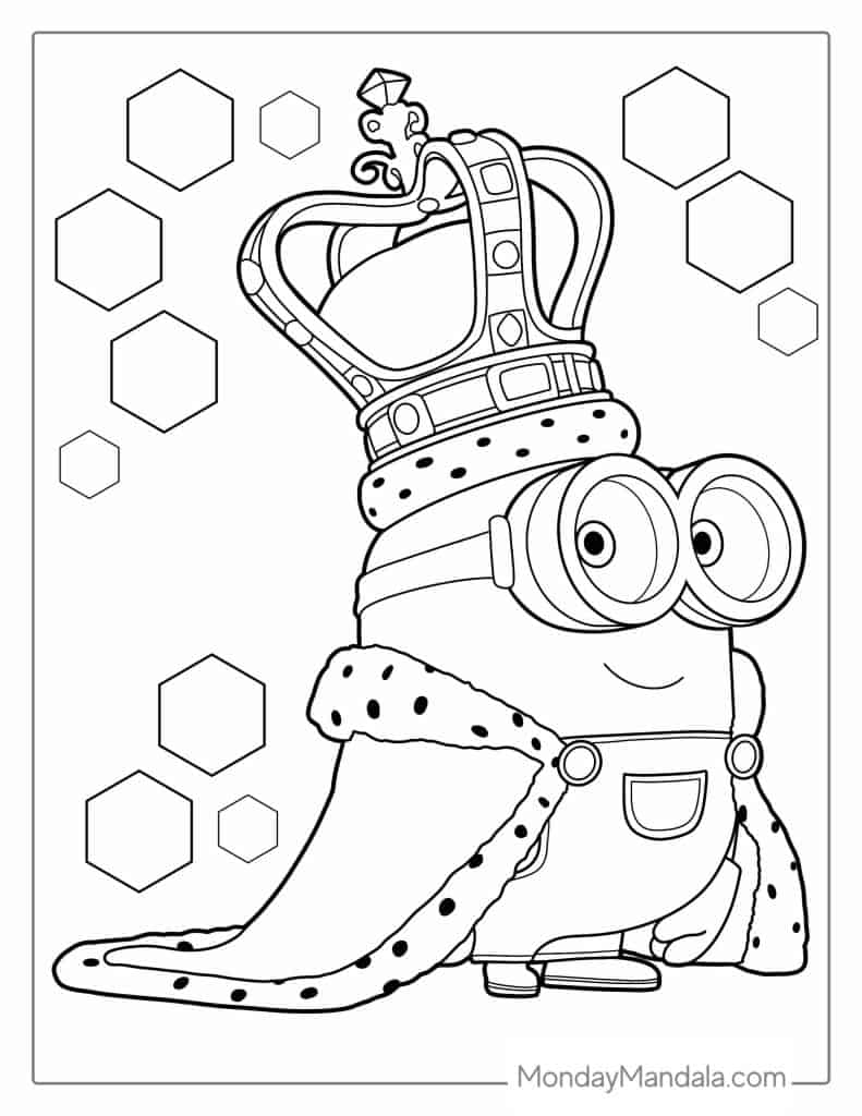 Minion Coloring Pages To Print