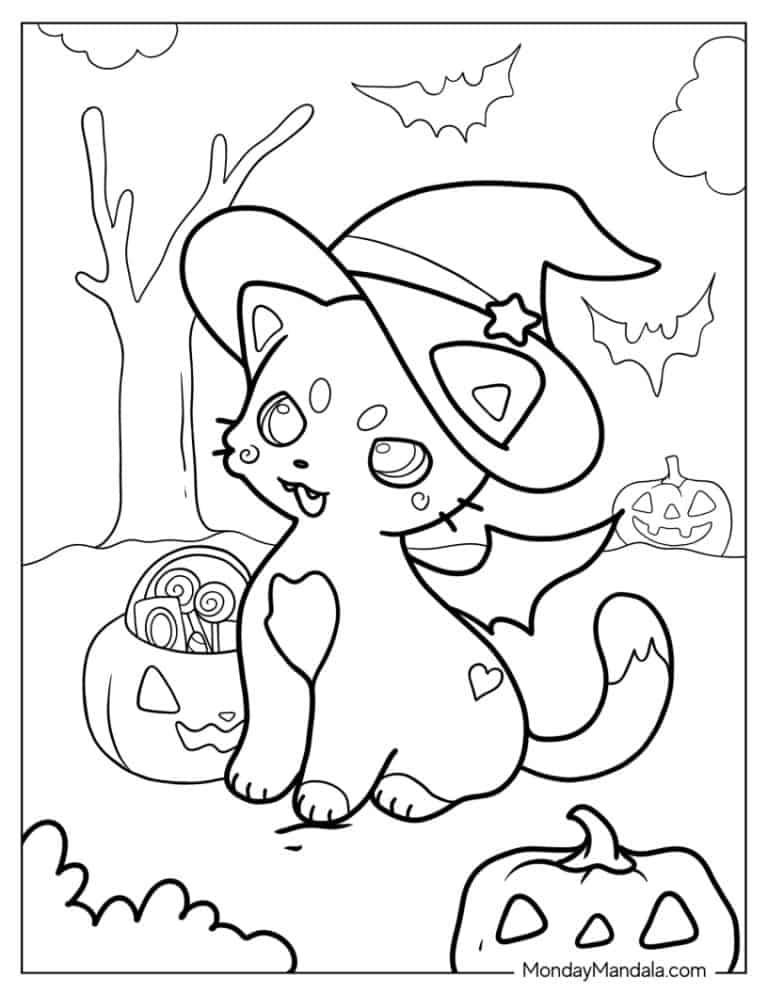 30 Kitten Coloring Pages (Free PDF Printables)