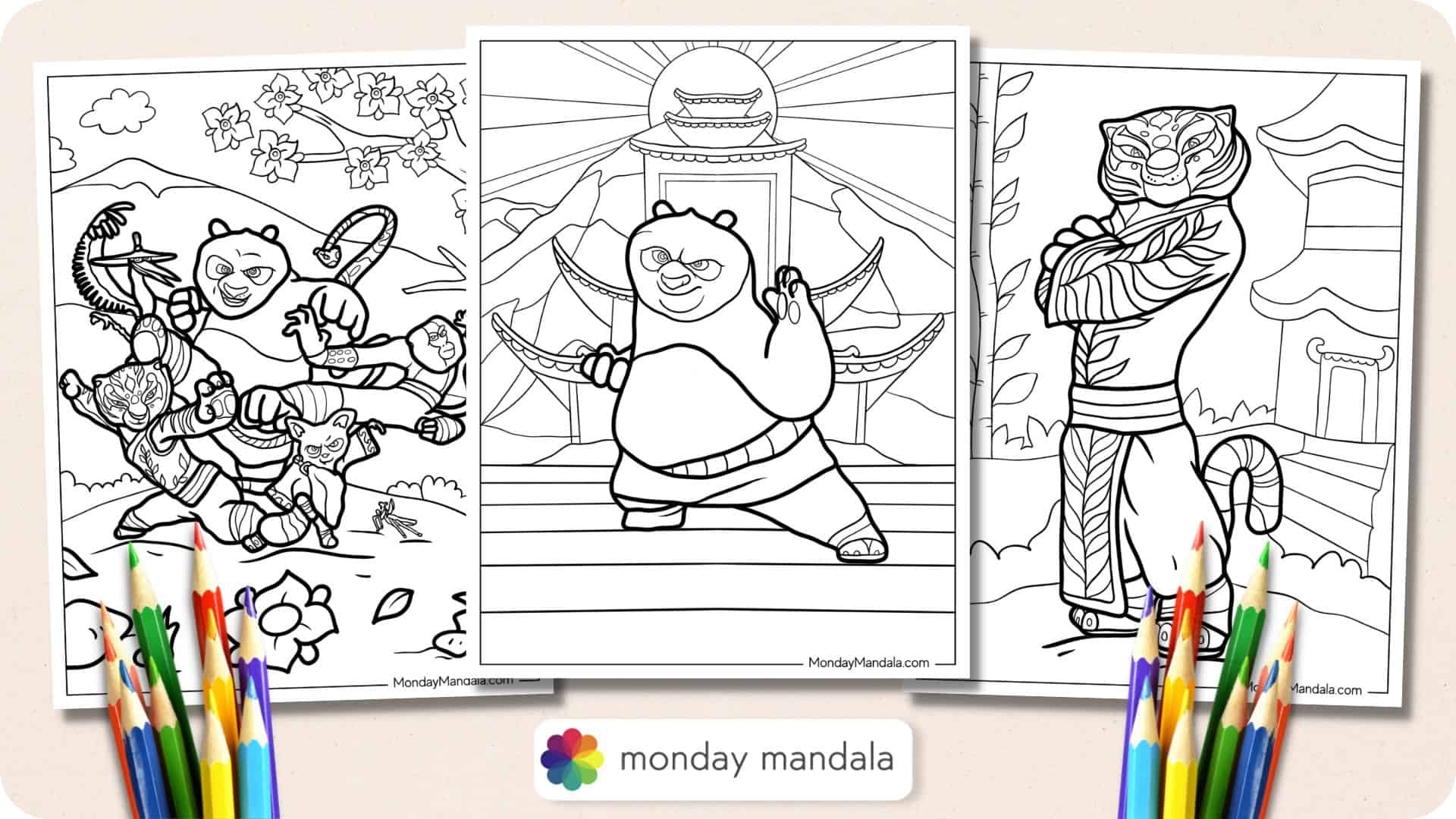 wolf boss coloring page to print kung fu panda