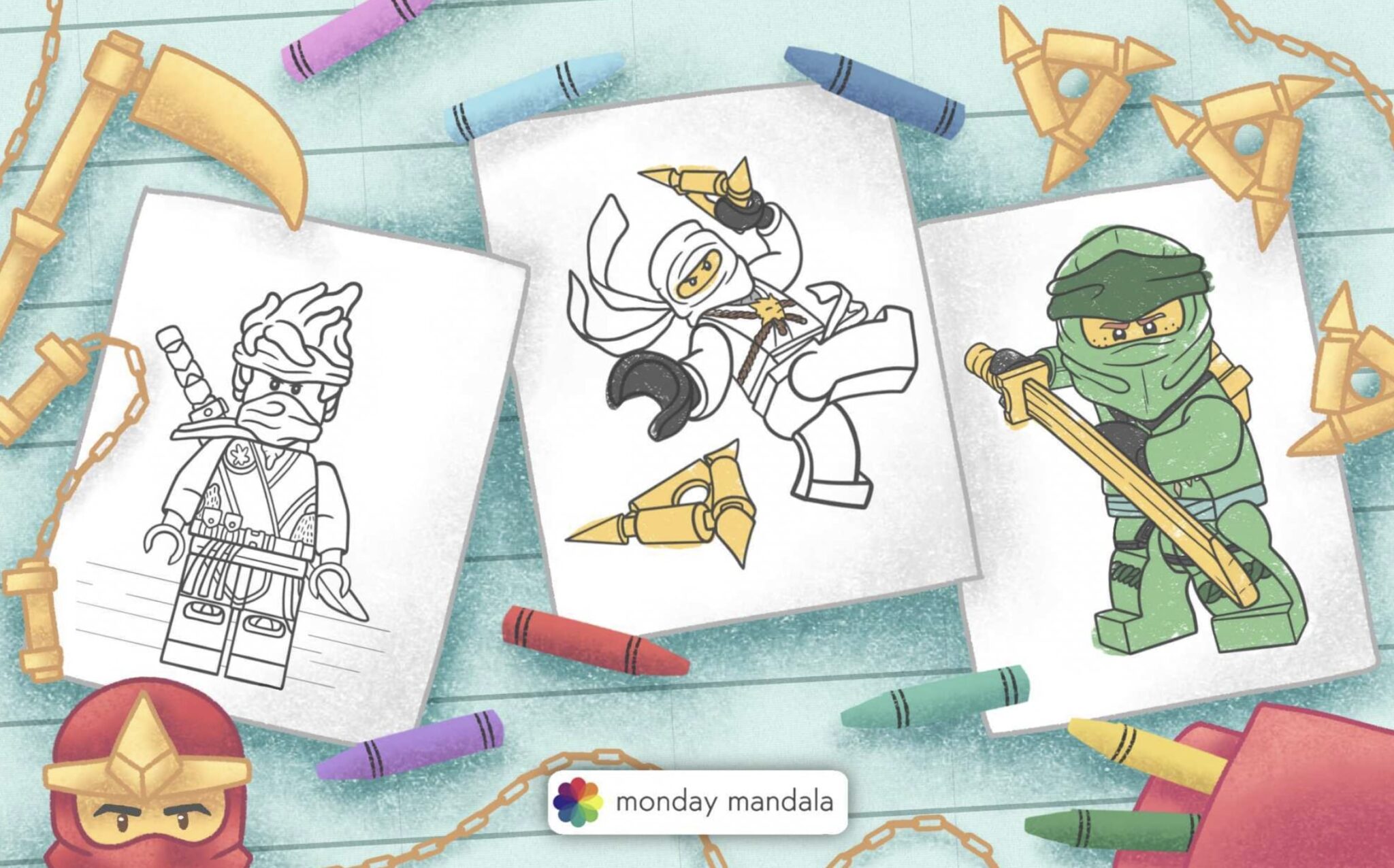 20 Lego Ninjago Coloring Pages (Free PDF Printables)