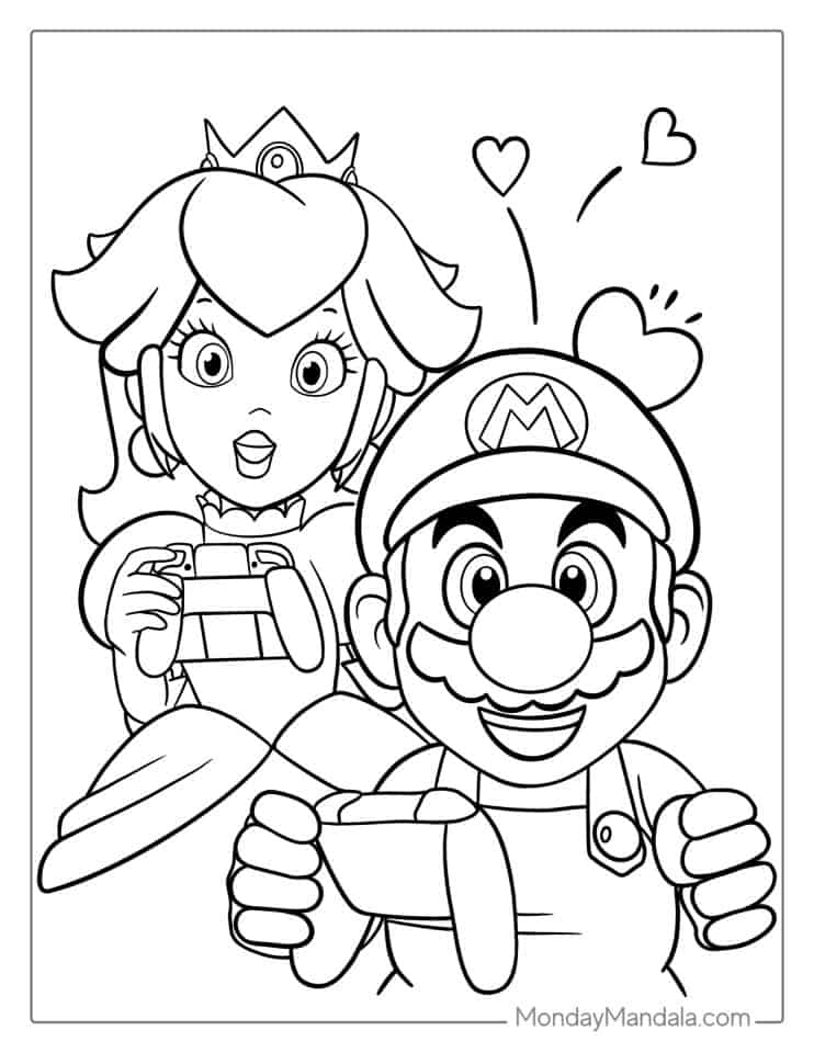 25 Princess Peach Coloring Pages Free PDF Printables 25 Princess Peach Coloring Pages Free PDF Printables