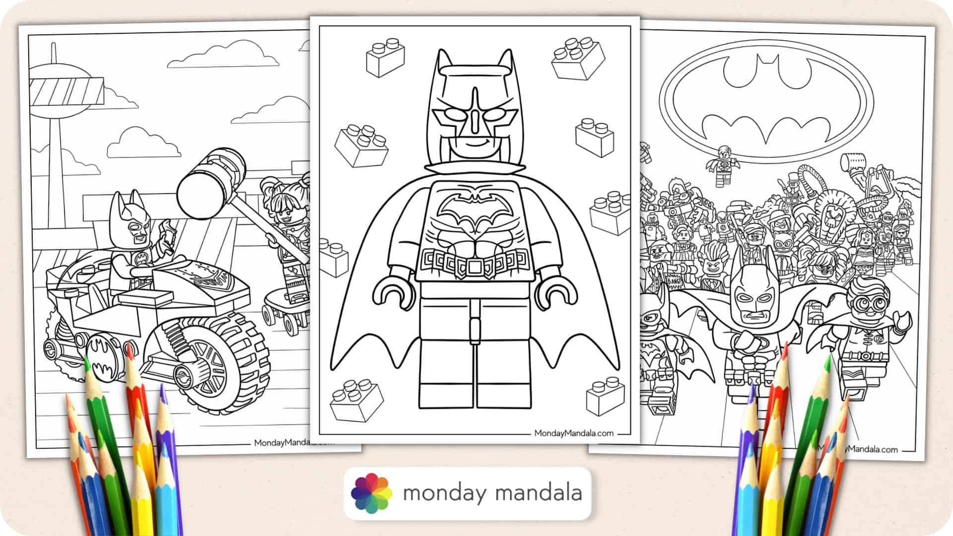 batmobile coloring pages