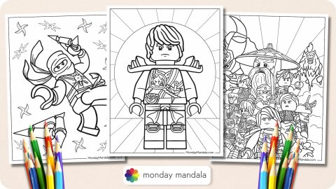 20 Lego Ninjago Coloring Pages (Free PDF Printables)