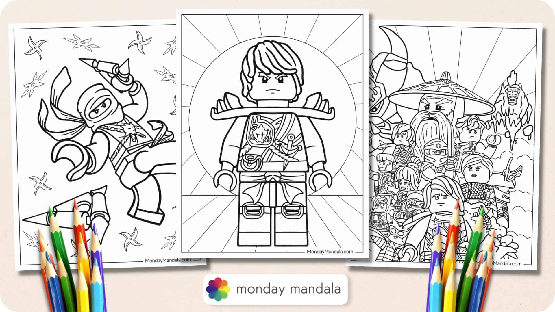 lord garmadon coloring pages