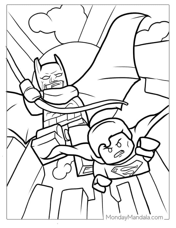 38 Superman Coloring Pages Free Pdf Printables 