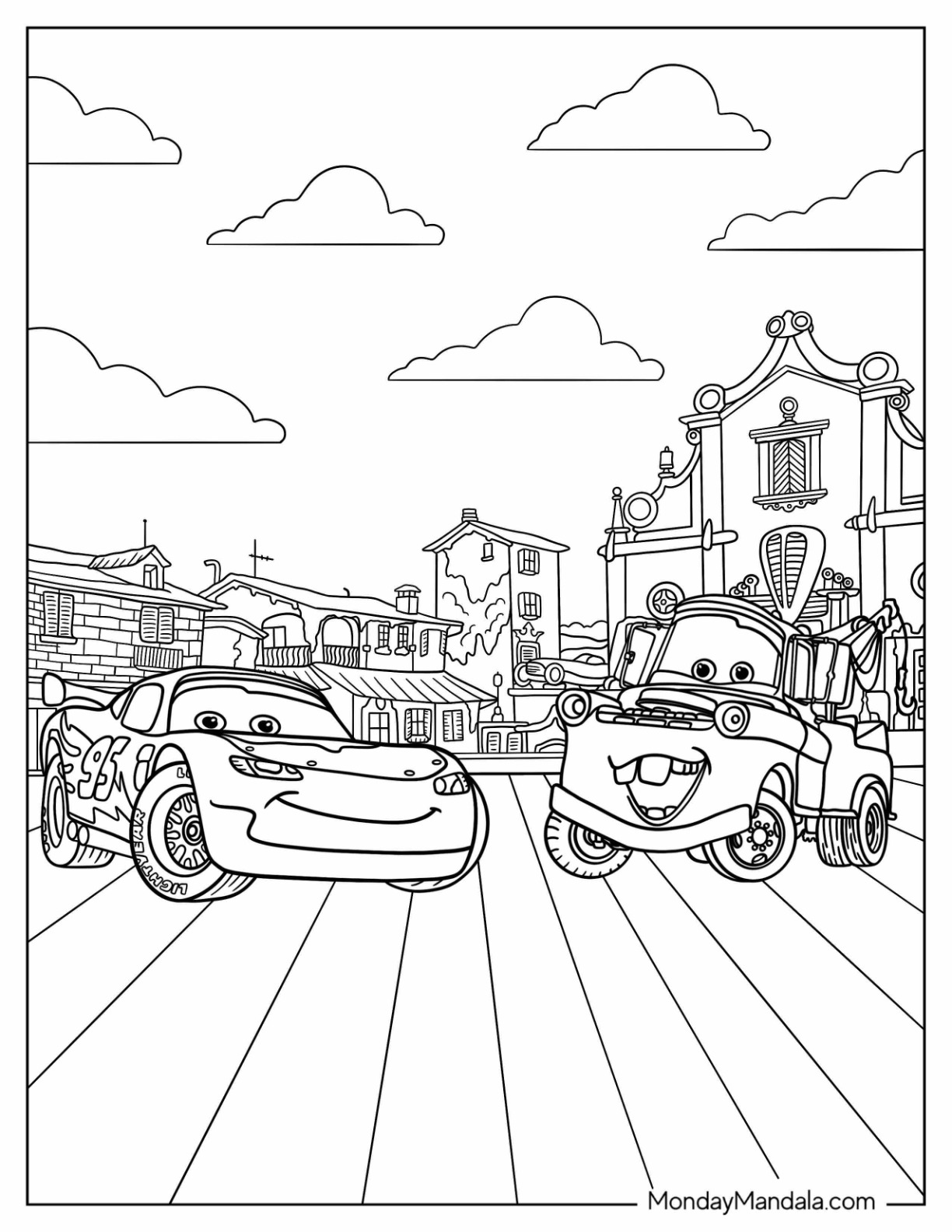 Car 2 Coloring Pages Print