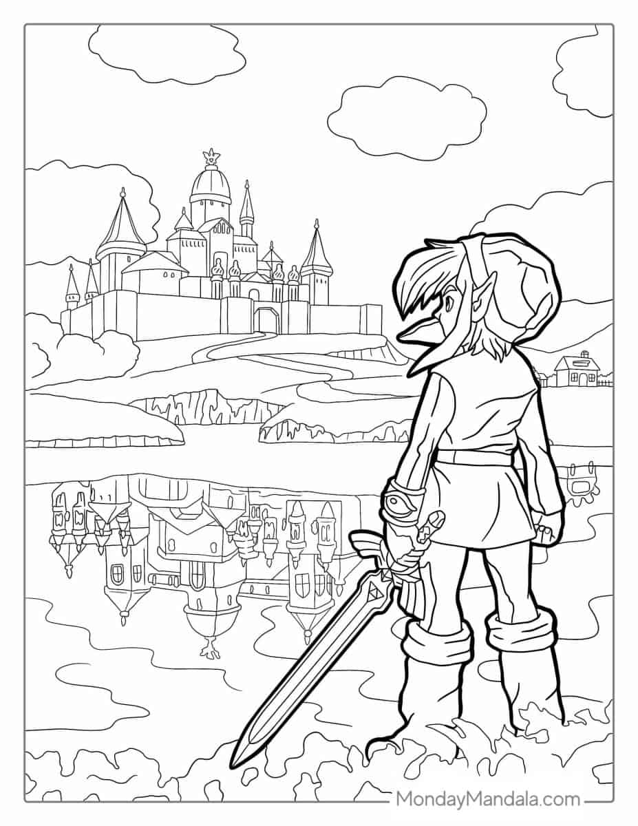 20 Zelda Coloring Pages (Free PDF Printables)