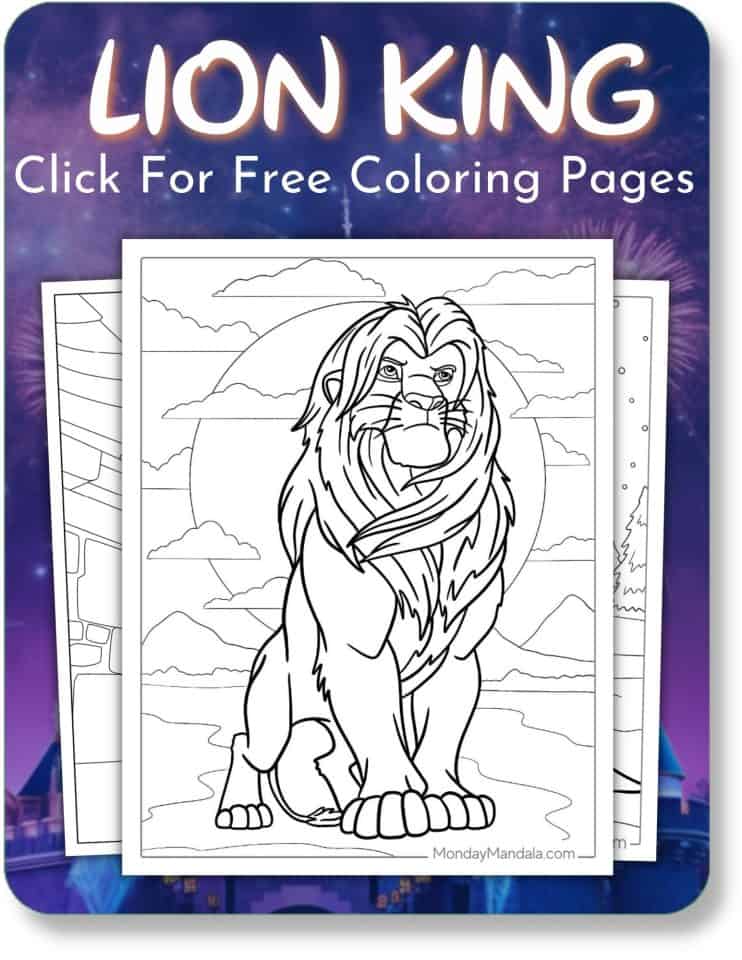 500 Disney Coloring Pages (Free PDF Printables)