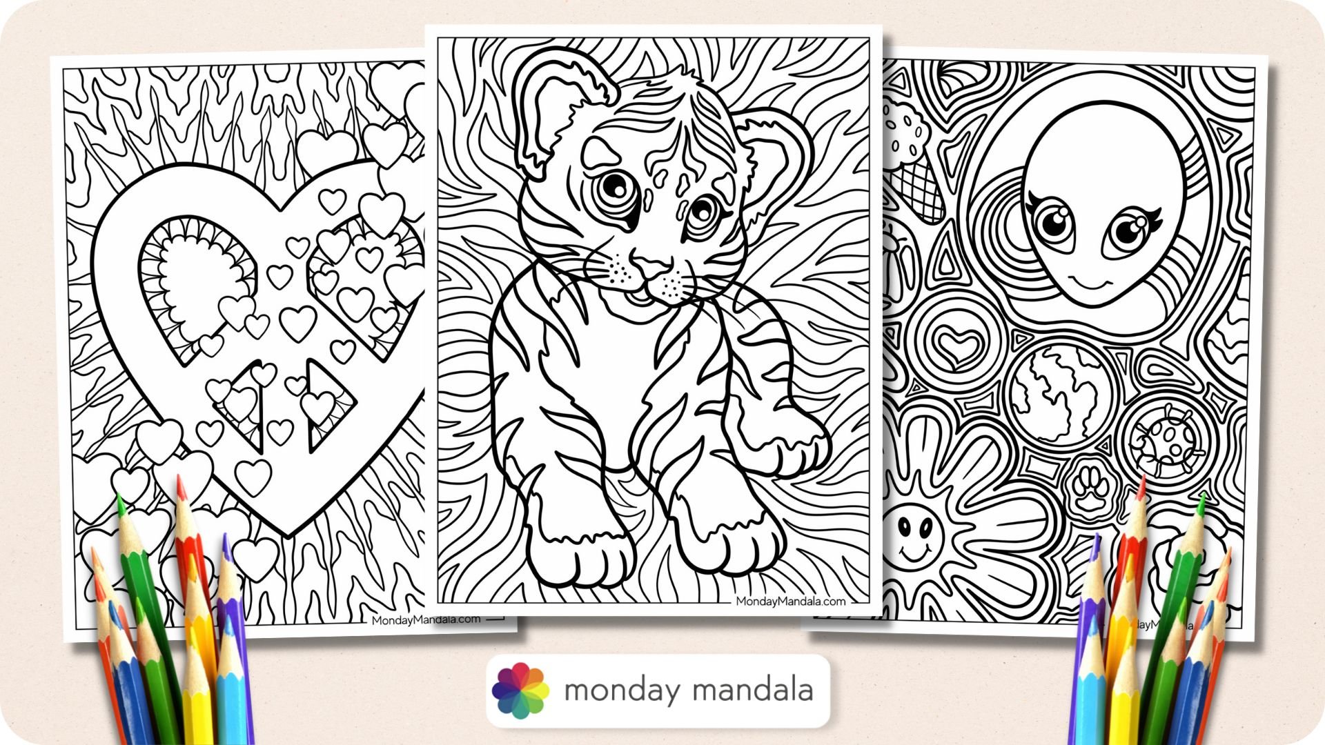 hand held mirror coloring page