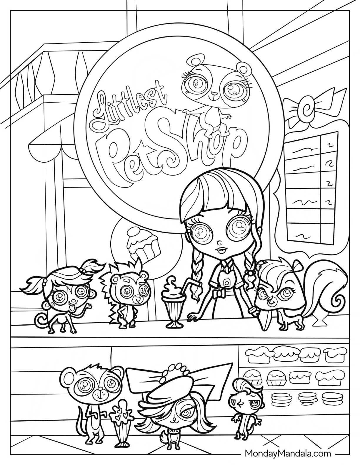 Littlest Pet Shop Coloring Pictures Littlest Pet Shop Coloring Pictures