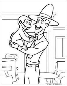 18 Curious George Coloring Pages (Free PDF Printables)