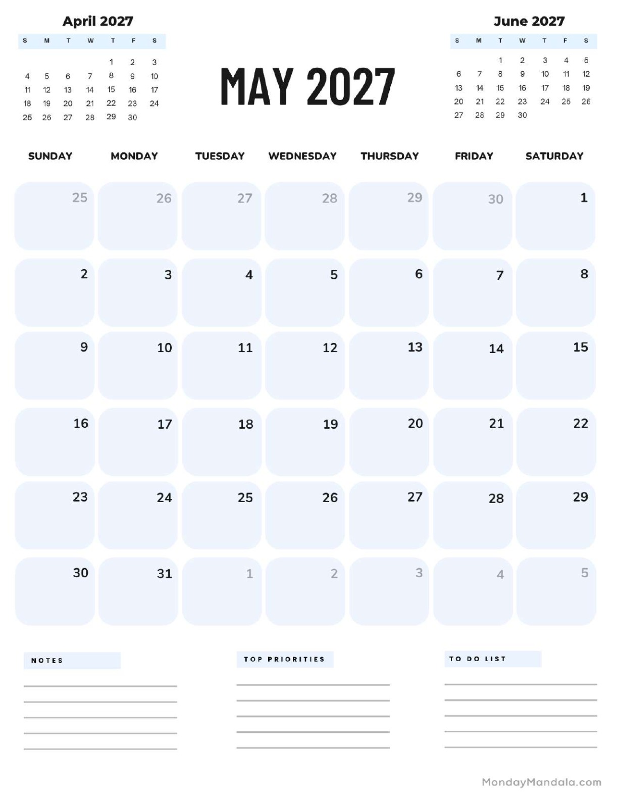 May 2027 Calendar Printable Corporate Portrait v2