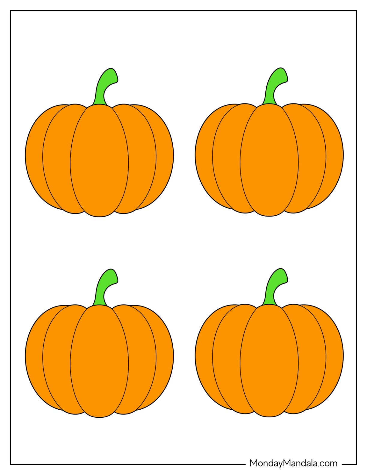 76 Pumpkin Templates Free PDF Printables 