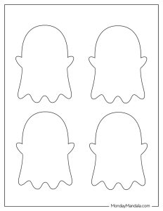 48 Ghost Templates (Free PDF Printables)