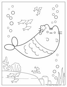 50 Mermaid Coloring Pages (Free PDF Printables)