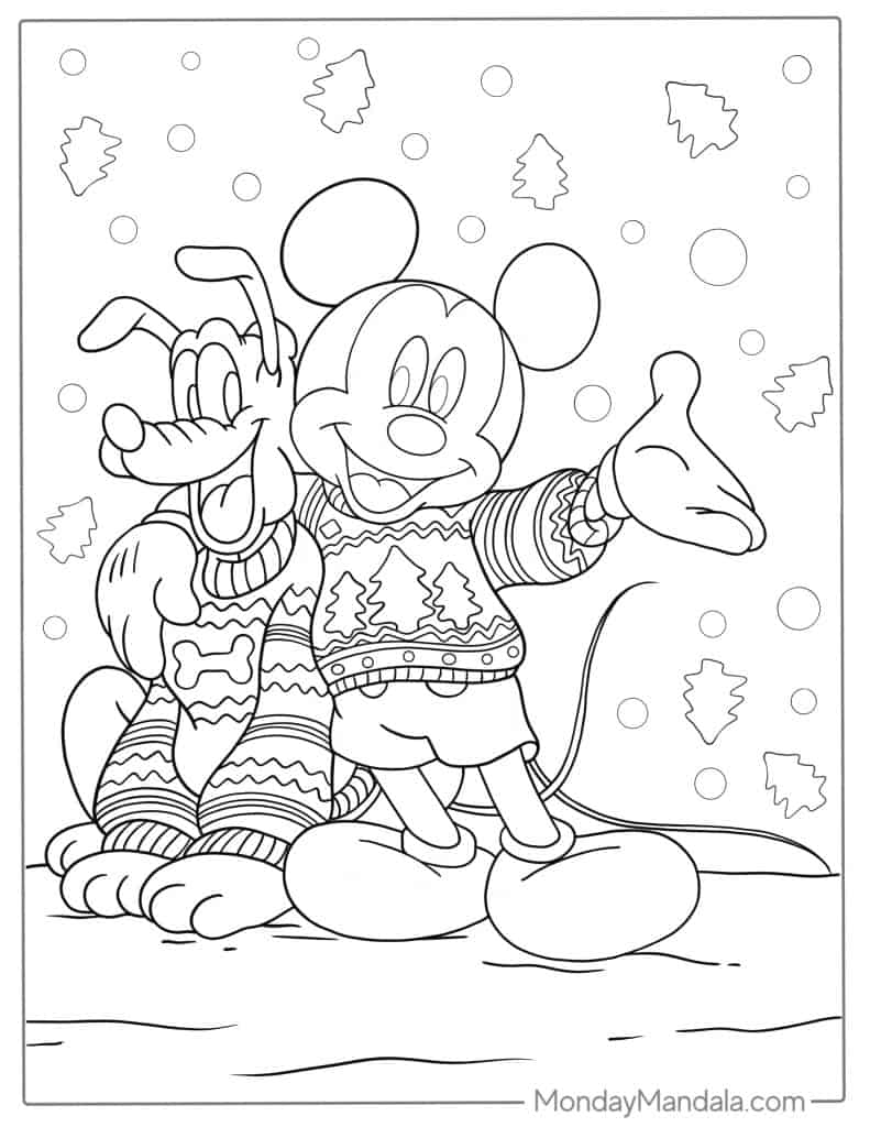 Mickey And Minnie Mouse Free Printable Coloring Pages For S 