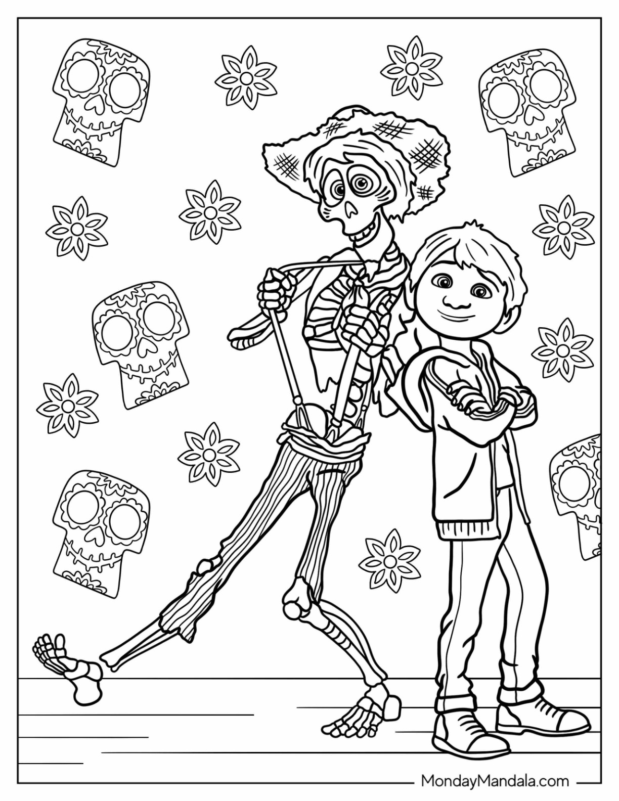 Coco Coloring Pages For Kids