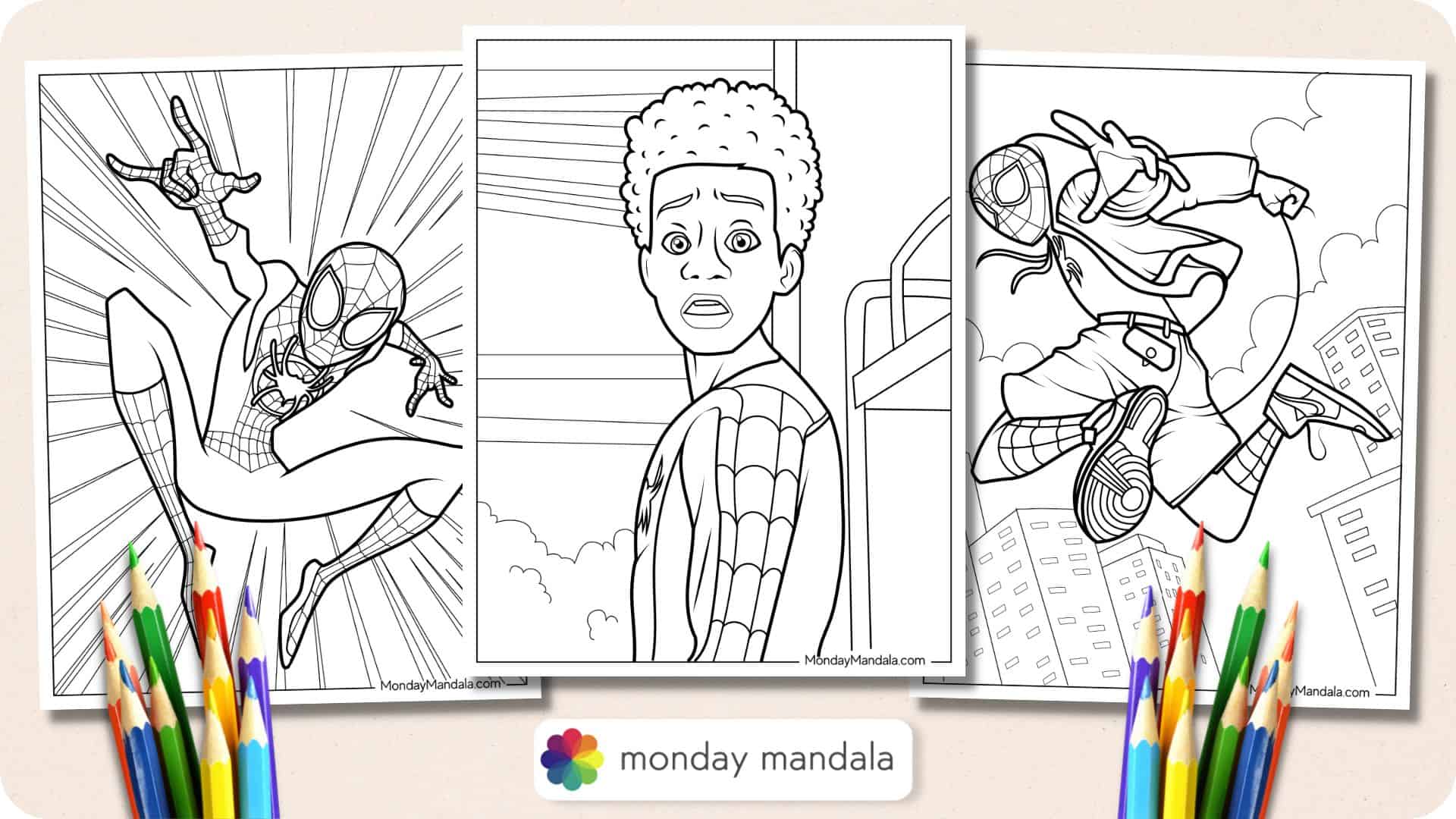 Spider-Man Coloring Book: Exclusive Coloring Pages For Kids by