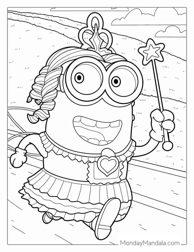 Rubie's - Costume Ufficiale Universal Minions Per Bambina, Vestito Da Minion Con Abito Rosso, Calze, Guanti E Occhiali, Taglie Bambine