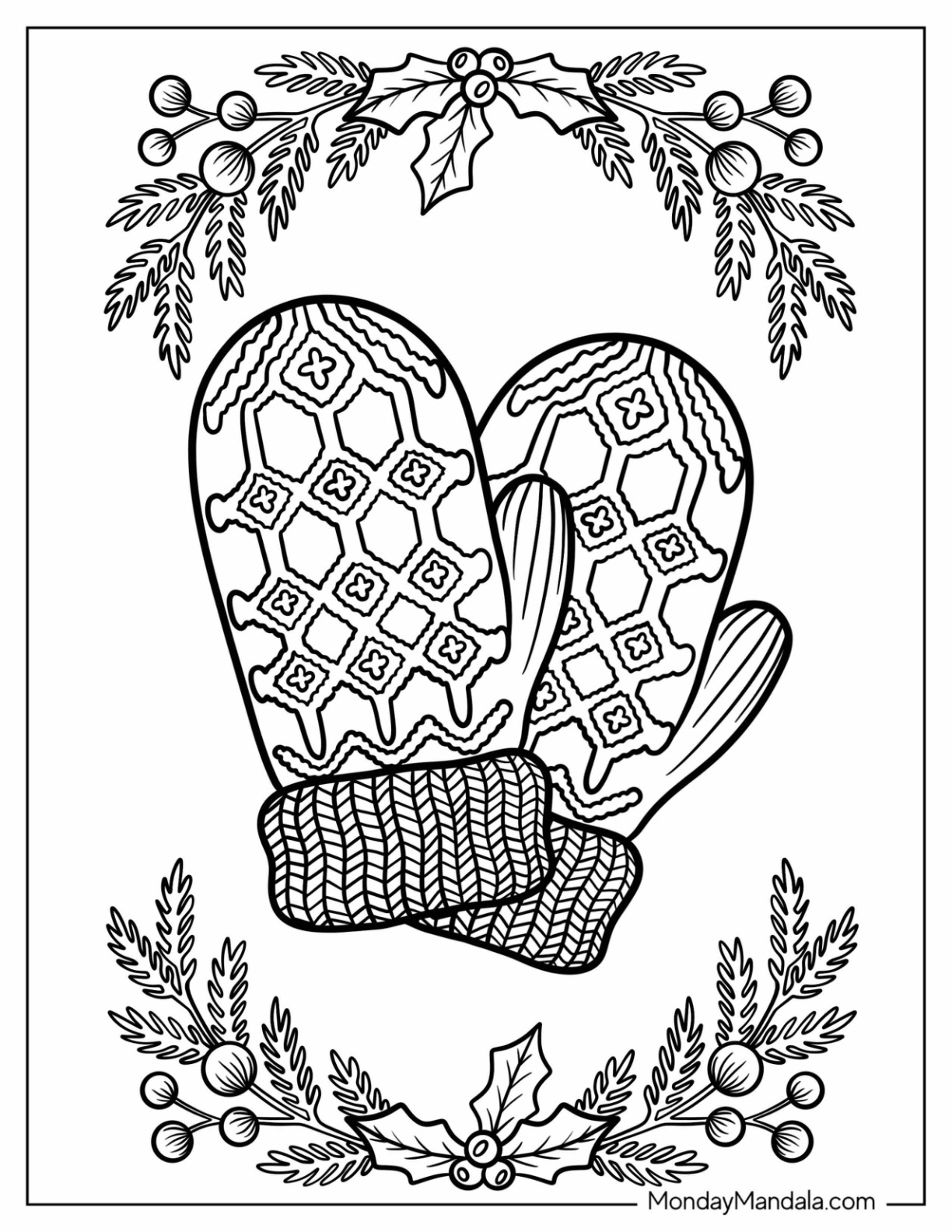 26 Mittens Coloring Pages Free PDF Printables 26 Mittens Coloring Pages Free PDF Printables