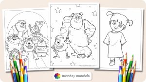 30 Monsters Inc Coloring Pages (Free PDF Printables)