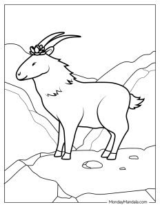 20 Goat Coloring Pages (Free PDF Printables)