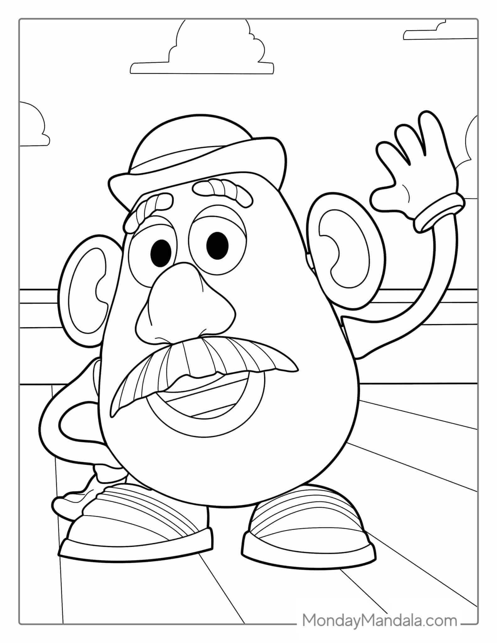 Toy Story Coloring Page Printable Toy Story Coloring Page Printable