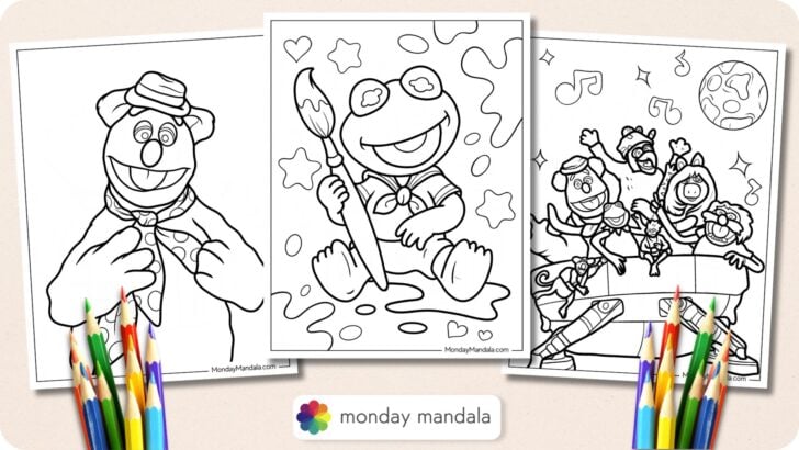 Muppets Coloring Pages Featured Image