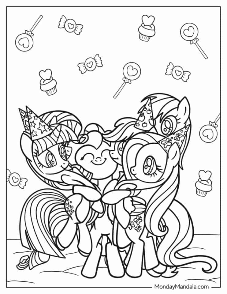 70 My Little Pony Coloring Pages (Free PDF Printables)