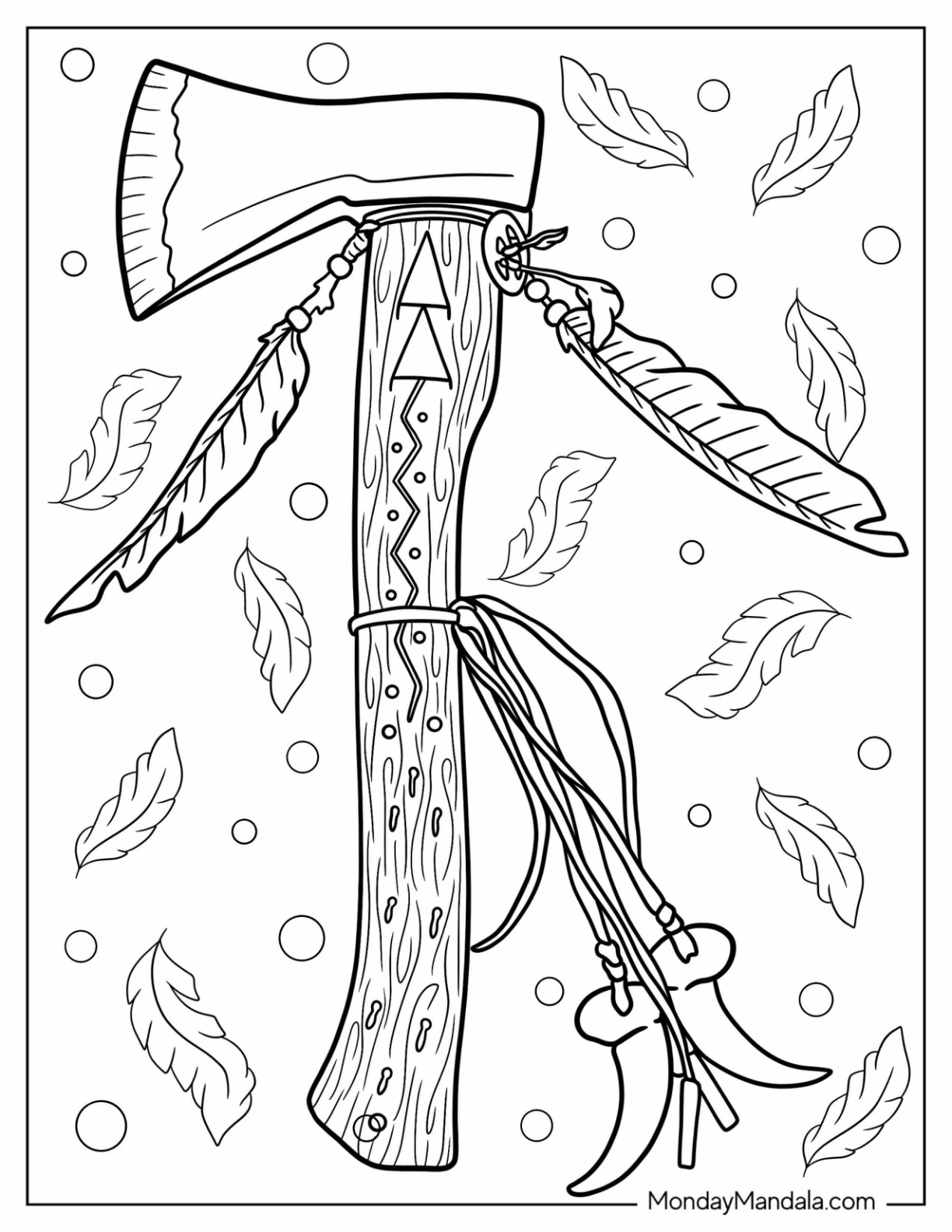 Native American Coloring Pages For Elementary Students