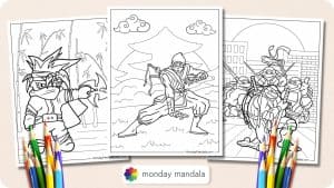 20 Ninja Coloring Pages (Free PDF Printables)