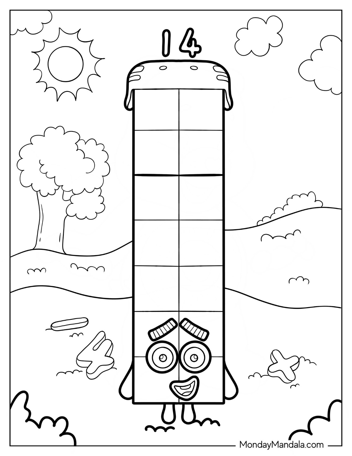 Coloring Pages Number 14 2025 Coloring Pages Number 14 2025