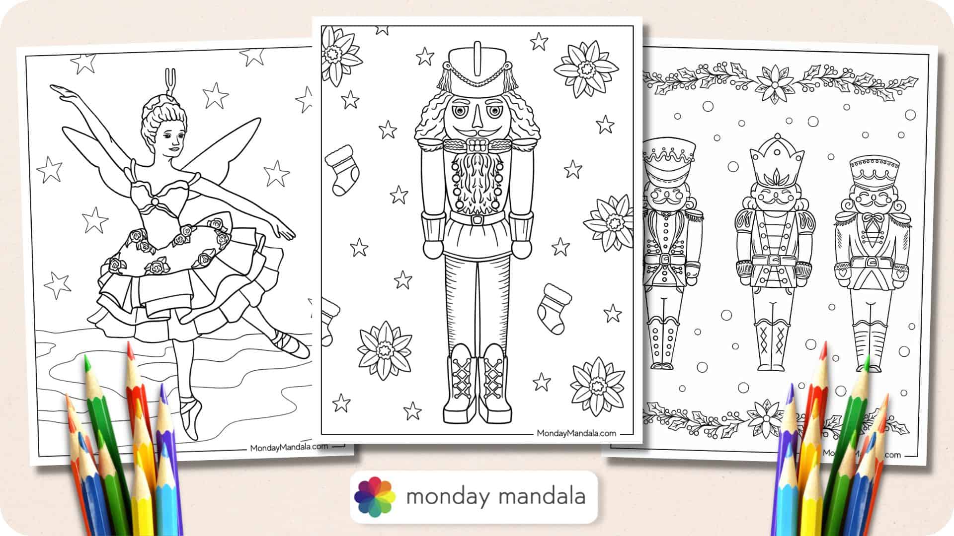 printable coloring pages nutcracker