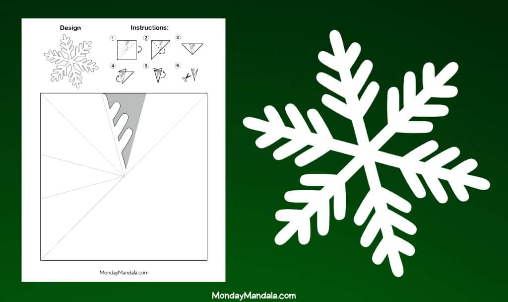 150 Paper Snowflake Templates (Free PDF Printables)