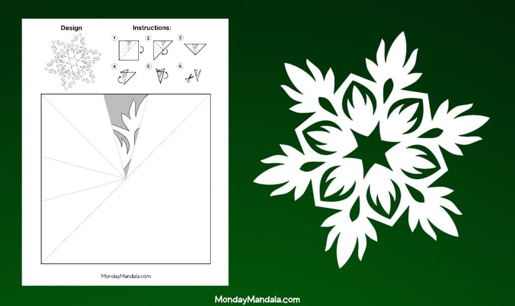 150 Paper Snowflake Templates (Free PDF Printables)