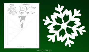 150 Paper Snowflake Templates (Free PDF Printables)