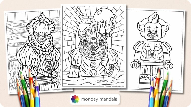 Magwin Colouring 23 Magic Coloring Pages (Free PDF Printables)