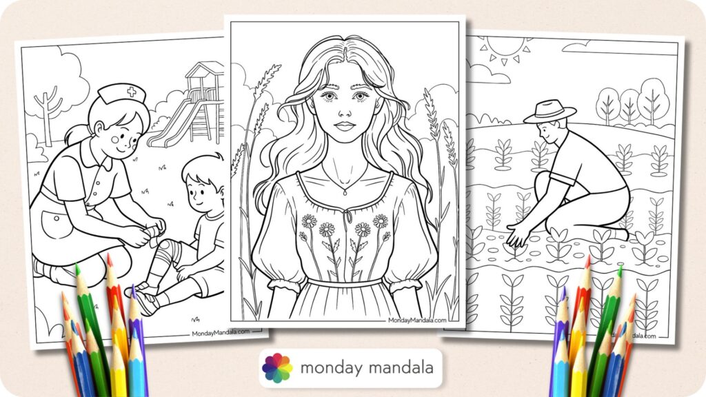 28 People Coloring Pages (Free PDF Printables)