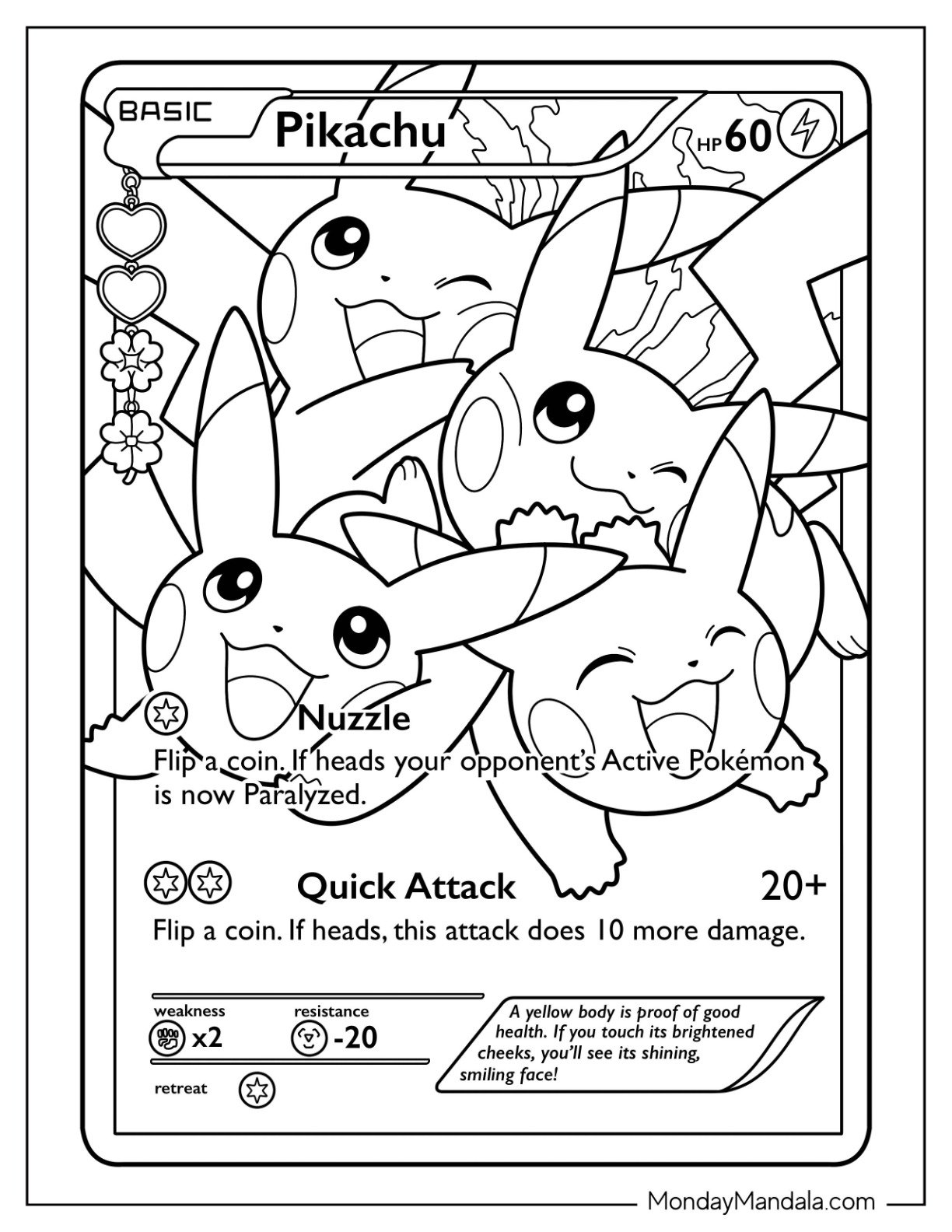 20 Pokemon Card Coloring Pages Free PDF Printables 