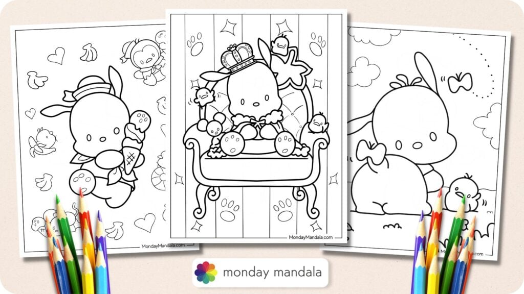 20 Pochacco Coloring Pages (Free PDF Printables)